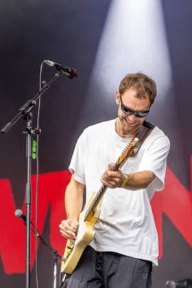 August 8, 2026, San Francisco, California, USA: JACOB SLATER of British rock band Wunderhorse during Outside Lands Music Festival in San Francisco, California San Francisco USA  - ZUMAs135 20260808_zap_s135_059 Copyright: xDanielxDeSloverx