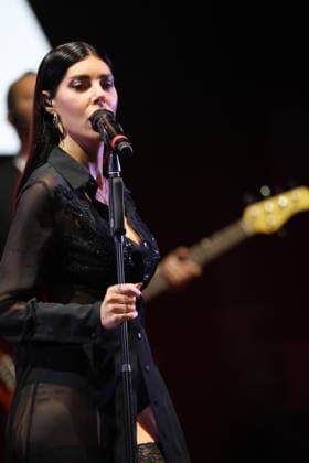 Music Concert - BIANCA ATZEI SANREMO The italian singer BIANCA ATZEI during the concert in Sanremo during BIANCA ATZEI SANREMO , Music Concert in SANREMO, Italy, August 08 2026 SANREMO HIT SUMMER NIGHT SANREMO 08 08 2026 Italy Copyright: xRenataxRoattinox xLiveMediax LPM_2596912