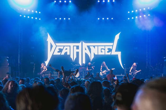 Death Angel live at Bloodstock 2026 Death Angel Sophie Lancaster Stage Bloodstock 2026 Catton Hall & Park Saturday 8th August, Credit:Justine Louise Avalon  Copyright: xJustinexLouisex xAvalonx 1121670931