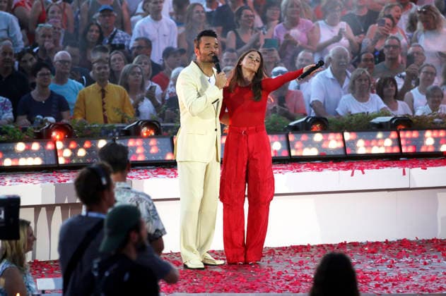 Giovanni Zarrella und Vanessa Mai in der ZDF-Musikshow Die Giovanni Zarrella Show - Die große Sommerparty auf dem Mainzer Lerchenberg. Mainz, 08.08.2026 *** Giovanni Zarrella and Vanessa Mai on the ZDF music show *The Giovanni Zarrella Show: The Big Summer Party* at Lerchenberg in Mainz, Mainz, August 8, 2026 Foto:xAgenturxWehnertx xGränzdörferx xFuturexImagex zarrella_mainz_6890