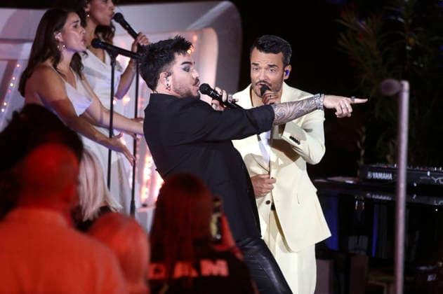 Adam Lambert und Giovanni Zarrella in der ZDF-Musikshow Die Giovanni Zarrella Show - Die große Sommerparty auf dem Mainzer Lerchenberg. Mainz, 08.08.2026 *** Adam Lambert and Giovanni Zarrella on the ZDF music show *The Giovanni Zarrella Show: The Big Summer Party at Lerchenberg in Mainz*, Mainz, August 8, 2026 Foto:xAgenturxWehnertx xGränzdörferx xFuturexImagex zarrella_mainz_6919