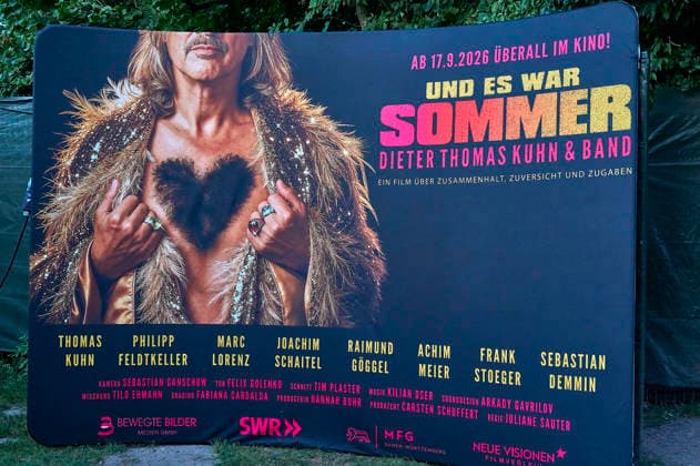 Preview des Dokumentarfilms Und es war Sommer - Dieter Thomas Kuhn & Band beim Seh-Fest auf der Gilde Parkbühne. Hannover, 08.08.2026 *** Preview of the documentary *Und es war Sommer* by Dieter Thomas Kuhn Band at the Seh Fest on the Gilde Parkbühne in Hanover, August 8, 2026 Foto:xU.xStammx xFuturexImagex sommer_6801