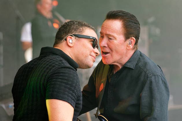 UB40 perform at Electric Paradise Festival. Milton Keynes Bowl, Milton Keynes, UK. 9th August. UB40 perform at Electric Paradise Festival along with performers including Grace Jones, Kool & The Gang and Jocelyn Brown. The 50,000 capacity venue was close to sold out., Credit:Aldo Ciarrocchi Avalon UK, Milton Keynes  Copyright: xAldoxCiarrocchix xAvalonx 1121812256