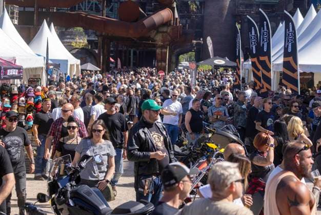 Harley Davidson-Meeting Ruhrpott ** NUR FÜR REDAKTIONELLE ZWECKE ** EDITORIAL USE ONLY **<p>Harley Davidson-Meeting Ruhrpott am Sonntag, dem 9. August 2026 auf dem LWL-Gelände Henrichshütte in Hattingen. Deutschland NRW Hattingen Copyright: WalterxFischer *** Harley Davidson Meeting Ruhrpott ** FOR EDITORIAL USE ONLY ** EDITORIAL USE ONLY ** p Harley Davidson Meeting Ruhrpott on Sunday, August 9, 2026, at the LWL Henrichshütte grounds in Hattingen, Germany, North Rhine-Westphalia (NRW), Hattingen. Copyright WalterxFischer Copyright: WalterxFischer doc8731qvxk0498kl4a11ha ,EDITORIAL USE ONLY