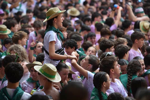 Opening Ceremony of the San Lorenzo Festival in Huesca: A large crowd gathered for the launch of the rocket announcing the 2026 San Lorenzo Festival, on August 9, 2026, in Huesca, Aragon, Spain. Huesca’s main festival is held in honor of the city’s patron saint, San Lorenzo. For one week, from August 9 to 15, the city is transformed, decked out in white and green, the air fills with the scent of basil, and residents take to the streets to enjoy the festivities. The San Lorenzo Festival has been designated a Festival of Tourist Interest. AUGUST 9, 2026 PATRON SAINT FESTIVAL Veró Huesca, Aragon Huesca, Aragon, Spain  Copyright: xVeronicaxLacasax 7707266