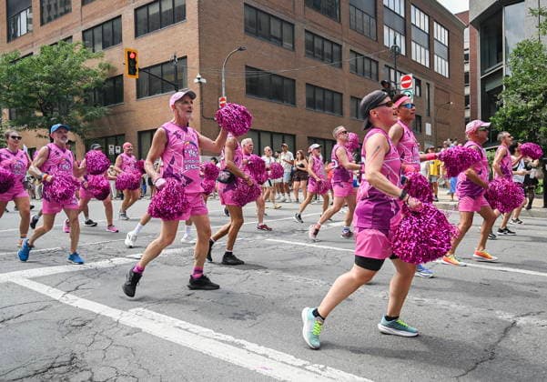 August 9, 2026, Montreal, Pq, Canada: Participants entertain the crowd during the Pride parade in Montreal, on Sunday, Aug. 9, 2026. Montreal Canada  - ZUMAc35_ 20260809_zaf_c35_019 Copyright: xGrahamxHughesx
