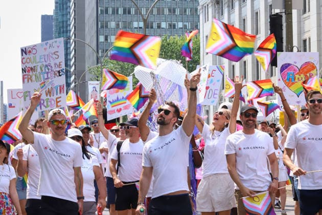 LGBTIQ Community Celebrate 20th Annual Pride Members of the LGBTIQ Community taking part during the 20th annual Montreal Pride parade in downtown Montreal, Canada, on August 9, 2026. (Photo by Horacio Zamora Eyepix Group) Copyright: xHoracioxZamorax xEyepixxGroupx HZ_09082026_195371