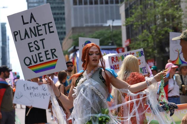 LGBTIQ Community Celebrate 20th Annual Pride A member of the LGBTIQ Community taking part during the 20th annual Montreal Pride parade in downtown Montreal, Canada, on August 9, 2026. (Photo by Horacio Zamora Eyepix Group) Copyright: xHoracioxZamorax xEyepixxGroupx HZ_09082026_195390