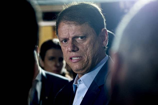 RECORD DATE NOT STATED Tarcisio de Freitas arrives at Band for debate on behalf of the Sao Paulo government. Sao Paulo (SP), 09 08 2026 2026 elections debate Band SP government The governor of Sao Paulo and candidate for re-election, Tarcisio de Freitas (Republicanos), arrives at Band headquarters alongside his wife Cristinne Freitas, this Sunday (9), to participate in the first debate between candidates for the government of Sao Paulo in the 2026 elections.(Foto: Leco Viana Thenews2 imago images) Tarcisio de Freitas arrives at Band for debate on behalf of the Sao Paulo government.  Copyright: xLecoxVianax