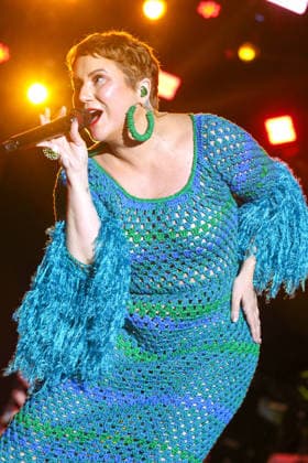 ARCOVERDE, PE - 09.08.2026: APRESENTAcaO DE MARIA RITA EM ARCOVERDE PE - On the main stage of the Pernambuco Meu Pais Festival in Arcoverde, Pernambuco, Maria Rita, accompanied by her musicians, presented her show "Samba da Maria". x2996077x  PabloxDexLuca