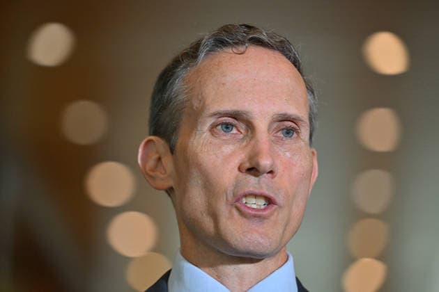 ANDREW LEIGH CENSUS PRESSER, Assistant Minister for Productivity, Competition, Charities and Treasury, Andrew Leigh speaks to media at a press conference at Parliament House in Canberra, Monday, August 10, 2026. ( NO ARCHIVING CANBERRA AUSTRALIAN CAPITAL TERRITORY AUSTRALIA  Copyright: xMICKxTSIKASx 20260810158024746026