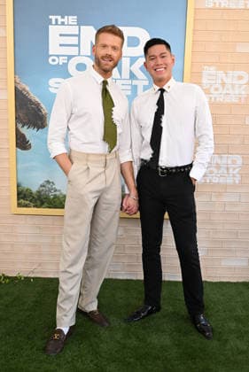 ˜The End of Oak Street™ World Premiere Scott Hoying and Mark Manio arriving to The End of Oak Street world premiere held at the Steven J. Ross Theater on August 8, 2026 in Burbank, CA. Burbank Steven J. Ross Theater California USA Copyright: xLisaxOConnorx xAFF-USA.comx