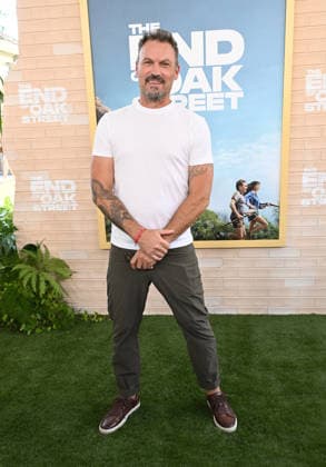 ˜The End of Oak Street™ World Premiere Brian Austin Green arriving to The End of Oak Street world premiere held at the Steven J. Ross Theater on August 8, 2026 in Burbank, CA. Burbank Steven J. Ross Theater California USA Copyright: xLisaxOConnorx xAFF-USA.comx