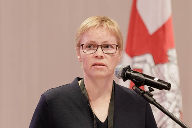 New Belarus Conference in Warsaw - 09 Aug 2026 Maryna Zolatava, former editor-in-chief of independent Belarusian media outlet TUT.BY and former political prisoner, speaks after receiving the Unbowed award from the United Transitional Cabinet at the New Belarus Conference. The second day of the New Belarus Conference brought together representatives of Belarusian democratic forces, activists, former political prisoners, civil society representatives and international partners. The programme focused on discussions about Belarus, support for Belarusians, regional developments and the role of democratic forces in shaping the country’s future. Warsaw Poland Copyright: xVolhaxShukailax xSOPAxImagesx VSHUKAILA_4557