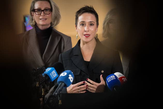 BEN CARROLL PRESSER, Victorian Deputy Premier Gabrielle Williams speaks to media during a press conference at at the Victoria University Sunshine Campus in Melbourne, Monday, August 10, 2026. ( NO ARCHIVING MELBOURNE VICTORIA AUSTRALIA  Copyright: xCHRISTOPHERxHOPKINSx 20260810197671386455