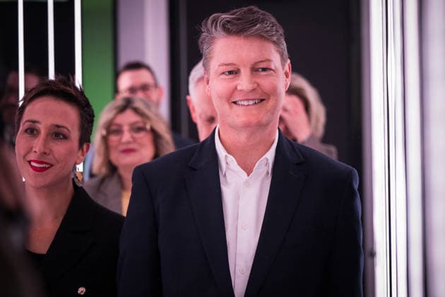 BEN CARROLL PRESSER, Victorian Premier Ben Carroll inspects the new Brimbank Tech School at the Victoria University Sunshine Campus in Melbourne, Monday, August 10, 2026. ( NO ARCHIVING MELBOURNE VICTORIA AUSTRALIA  Copyright: xCHRISTOPHERxHOPKINSx 20260810188426082189