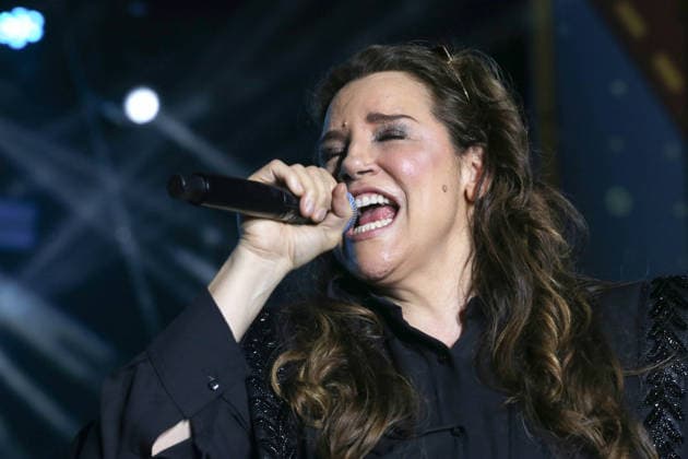 ARCOVERDE, PE - 09.08.2026: APRESENTAcaO DE ANA CAROLINA EM ARCOVERDE - On the main stage of the Pernambuco Meu Pais Festival in Arcoverde, Pernambuco, Ana Carolina, accompanied by her musicians, presented her show "25 Years". x2996156x  PabloxDexLuca