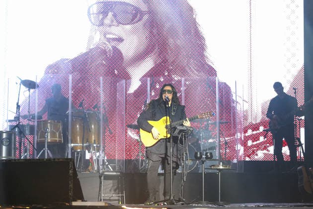 ARCOVERDE, PE - 09.08.2026: APRESENTAcaO DE ANA CAROLINA EM ARCOVERDE - On the main stage of the Pernambuco Meu Pais Festival in Arcoverde, Pernambuco, Ana Carolina, accompanied by her musicians, presented her show "25 Years". x2996161x  PabloxDexLuca