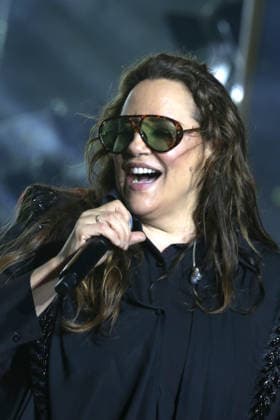 ARCOVERDE, PE - 09.08.2026: APRESENTAcaO DE ANA CAROLINA EM ARCOVERDE - On the main stage of the Pernambuco Meu Pais Festival in Arcoverde, Pernambuco, Ana Carolina, accompanied by her musicians, presented her show "25 Years". x2996164x  PabloxDexLuca