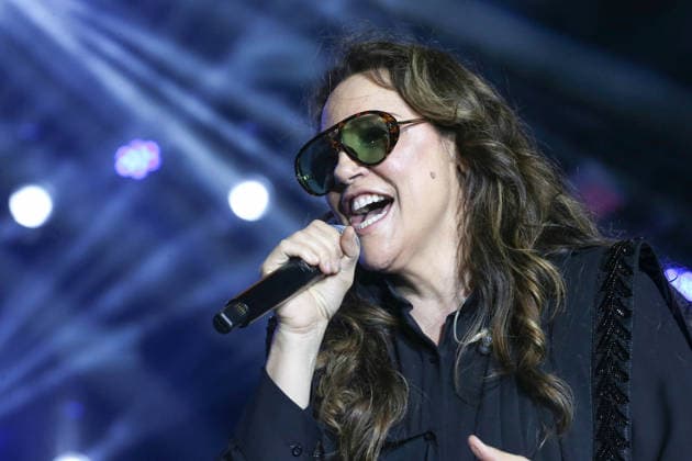 ARCOVERDE, PE - 09.08.2026: APRESENTAcaO DE ANA CAROLINA EM ARCOVERDE - On the main stage of the Pernambuco Meu Pais Festival in Arcoverde, Pernambuco, Ana Carolina, accompanied by her musicians, presented her show "25 Years". x2996182x  PabloxDexLuca