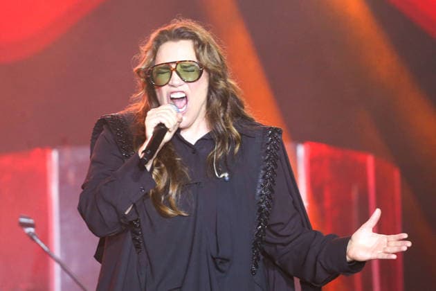 ARCOVERDE, PE - 09.08.2026: APRESENTAcaO DE ANA CAROLINA EM ARCOVERDE - On the main stage of the Pernambuco Meu Pais Festival in Arcoverde, Pernambuco, Ana Carolina, accompanied by her musicians, presented her show "25 Years". x2996190x  PabloxDexLuca