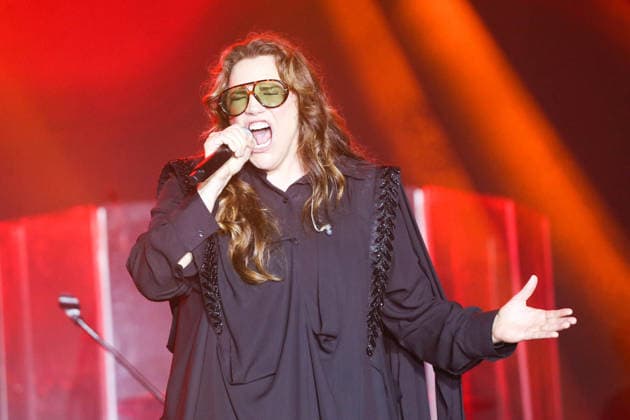 ARCOVERDE, PE - 09.08.2026: APRESENTAcaO DE ANA CAROLINA EM ARCOVERDE - On the main stage of the Pernambuco Meu Pais Festival in Arcoverde, Pernambuco, Ana Carolina, accompanied by her musicians, presented her show "25 Years". x2996191x  PabloxDexLuca