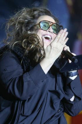 ARCOVERDE, PE - 09.08.2026: APRESENTAcaO DE ANA CAROLINA EM ARCOVERDE - On the main stage of the Pernambuco Meu Pais Festival in Arcoverde, Pernambuco, Ana Carolina, accompanied by her musicians, presented her show "25 Years". x2996196x  PabloxDexLuca
