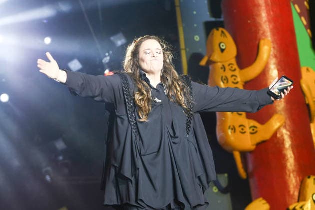 ARCOVERDE, PE - 09.08.2026: APRESENTAcaO DE ANA CAROLINA EM ARCOVERDE - On the main stage of the Pernambuco Meu Pais Festival in Arcoverde, Pernambuco, Ana Carolina, accompanied by her musicians, presented her show "25 Years". x2996202x  PabloxDexLuca