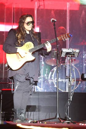 ARCOVERDE, PE - 09.08.2026: APRESENTAcaO DE ANA CAROLINA EM ARCOVERDE - On the main stage of the Pernambuco Meu Pais Festival in Arcoverde, Pernambuco, Ana Carolina, accompanied by her musicians, presented her show "25 Years". x2996205x  PabloxDexLuca