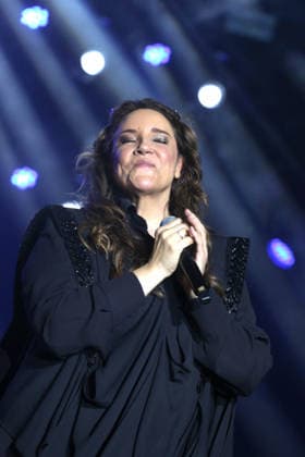 ARCOVERDE, PE - 09.08.2026: APRESENTAcaO DE ANA CAROLINA EM ARCOVERDE - On the main stage of the Pernambuco Meu Pais Festival in Arcoverde, Pernambuco, Ana Carolina, accompanied by her musicians, presented her show "25 Years". x2996213x  PabloxDexLuca