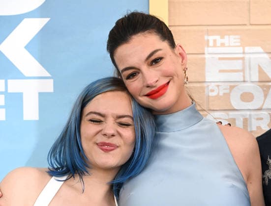 ˜The End of Oak Street™ World Premiere Maisy Stella and Anne Hathaway arriving to The End of Oak Street world premiere held at the Steven J. Ross Theater on August 8, 2026 in Burbank, CA. Burbank Steven J. Ross Theater California USA Copyright: xLISAxOConnorx xAFF-USA.comx