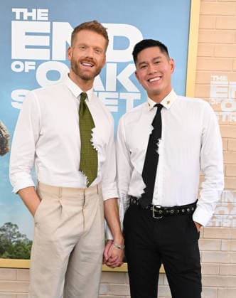 ˜The End of Oak Street™ World Premiere Scott Hoying and Mark Manio arriving to The End of Oak Street world premiere held at the Steven J. Ross Theater on August 8, 2026 in Burbank, CA. Burbank Steven J. Ross Theater California USA Copyright: xLISAxOConnorx xAFF-USA.comx