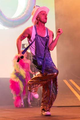 Scissor Sisters perform at Halifax Piece Hall Jake Shears of Scissor Sisters performs at Piece Hall, Halifax, England, 9th August 2026, Credit:Mike Gray MIKE GRAY - B4227 Avalon  Copyright: xMikexGrayx xMIKExGRAYx-xB4227x xAvalonx 1121969690