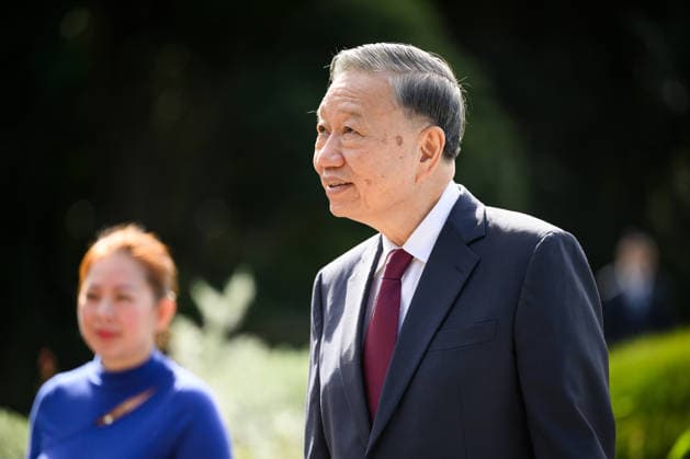 TO LAM AUSTRALIA VISIT, Vietnam General Secretary and President To Lam tours the garden at Government House in Sydney, Monday, August 10. Vietnam s president is visiting Australia for the first time. ( NO ARCHIVING SYDNEY NEW SOUTH WALES AUSTRALIA  Copyright: xBIANCAxDExMARCHIx 20260810176317562195