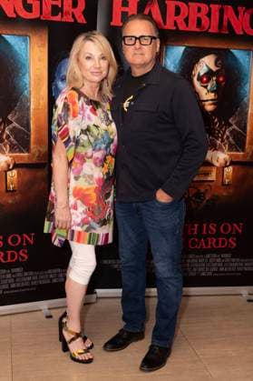 Harbinger UK Premiere at The Court House Hotel, London Guests attend the Harbinger UK Premiere at The Court House Hotel, London, UK 9 August 2026 (Photo By Robin Pope). 09 Aug 2026 Pictured: Wendy Turner Webster, Gary Webster.  Copyright: xThexMegaxAgencyxrbpxMEGAx