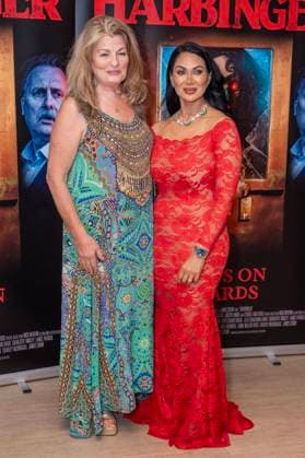 Harbinger UK Premiere at The Court House Hotel, London Guests attend the Harbinger UK Premiere at The Court House Hotel, London, UK 9 August 2026 (Photo By Robin Pope). 09 Aug 2026 Pictured: Carole Ashby, Jeanine Nerissa Sothcott.  Copyright: xThexMegaxAgencyxrbpxMEGAx