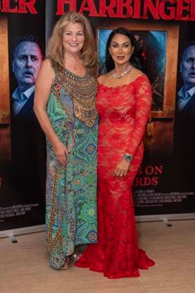 Harbinger UK Premiere at The Court House Hotel, London Guests attend the Harbinger UK Premiere at The Court House Hotel, London, UK 9 August 2026 (Photo By Robin Pope). 09 Aug 2026 Pictured: Carole Ashby, Jeanine Nerissa Sothcott.  Copyright: xThexMegaxAgencyxrbpxMEGAx