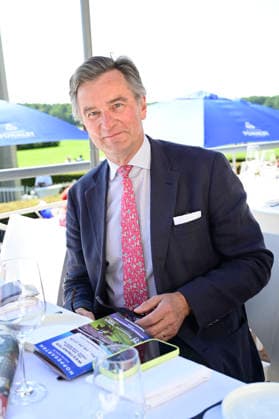 Hans-Wilhelm Jenckel beim Westminster 136. Großer Preis von Berlin Pferderennen auf der Rennbahn Hoppegarten. Berlin, 09.08.2026 *** Hans Wilhelm Jenckel at the Westminster 136 Berlin Grand Prix horse race at the Hoppegarten Racetrack in Berlin, August 9, 2026 Foto:xM.xWehnertx xFuturexImagex westminster_6804