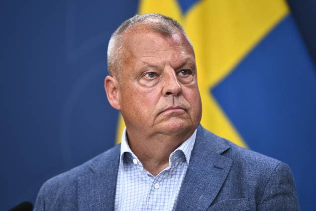 STOCKHOLM, SVERIGE 20260810 Martin Holmgren, nationell samordnare, under en pressträff om arbetet mot brottslighet och ordningsstörningar inom idrotten. STOCKHOLM SVERIGE x12060x *** STOCKHOLM, SWEDEN 20260810 Martin Holmgren, national coordinator, during a press conference on efforts to combat crime and public disorder in sports STOCKHOLM, SWEDEN x12060x  Copyright: xLarsxSchröder TTx PRESSTRÄFF ORDNINGSSTÖRNINGAR INOM IDROTTEN x8THgzq4fSM