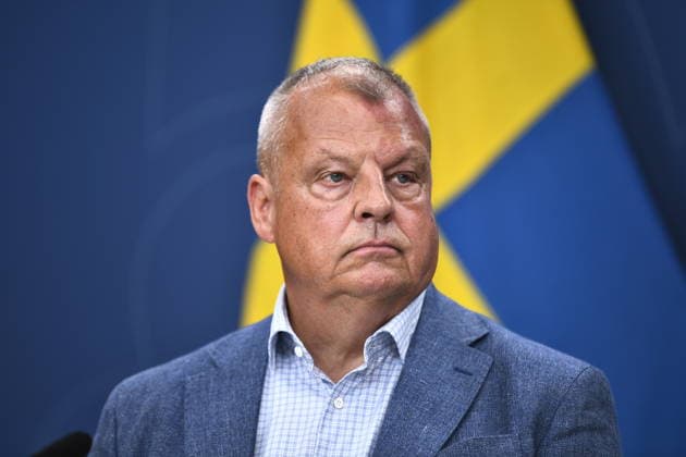 STOCKHOLM, SVERIGE 20260810 Martin Holmgren, nationell samordnare, under en pressträff om arbetet mot brottslighet och ordningsstörningar inom idrotten. STOCKHOLM SVERIGE x12060x *** STOCKHOLM, SWEDEN 20260810 Martin Holmgren, national coordinator, during a press conference on efforts to combat crime and public disorder in sports STOCKHOLM, SWEDEN x12060x  Copyright: xLarsxSchröder TTx PRESSTRÄFF ORDNINGSSTÖRNINGAR INOM IDROTTEN DCUrbPoH6JA