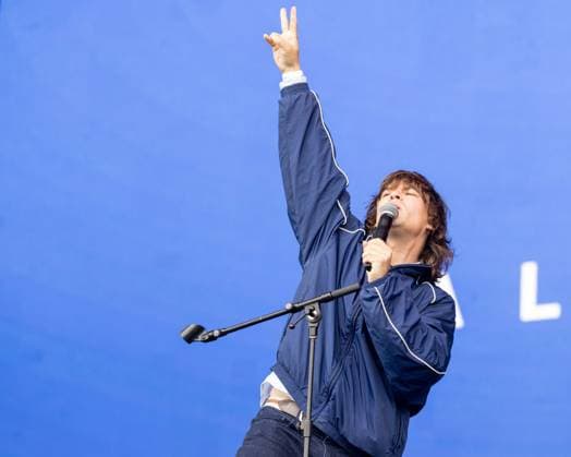 August 9, 2026, San Francisco, California, USA: PIERRE BEASLEY of New Zealand rock band Balu Brigada during Outside Lands Music Festival in San Francisco, California San Francisco USA  - ZUMAs135 20260809_zap_s135_040 Copyright: xDanielxDeSloverx