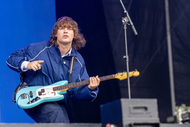 August 9, 2026, San Francisco, California, USA: PIERRE BEASLEY of New Zealand rock band Balu Brigada during Outside Lands Music Festival in San Francisco, California San Francisco USA  - ZUMAs135 20260809_zap_s135_044 Copyright: xDanielxDeSloverx