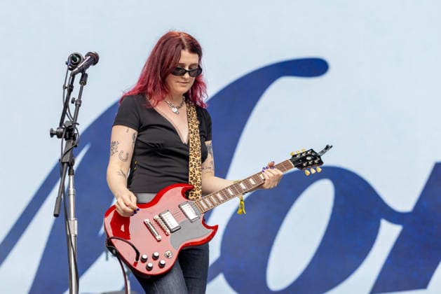 August 9, 2026, San Francisco, California, USA: ALLEGRA WEINGARTEN of indie rock band Momma during Outside Lands Music Festival in San Francisco, California San Francisco USA  - ZUMAs135 20260809_zap_s135_051 Copyright: xDanielxDeSloverx