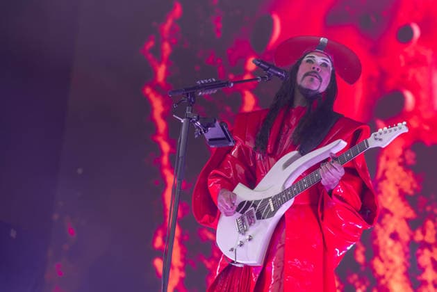 August 9, 2026, San Francisco, California, USA: LUKE STEELE of Australian band Empire of the Sun during Outside Lands Music Festival in San Francisco, California San Francisco USA  - ZUMAs135 20260809_zap_s135_110 Copyright: xDanielxDeSloverx