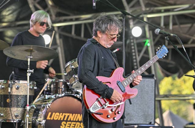 Lakefest Music Festival with Xerjoff Sunday 09th August 2026 Eastnor Castle, Herefordshire Lightening Seeds, Ian Broudie,Martyn Campbell, Riley Broudie, Jim Sharrock, Adele Emmas and Tim Cunningham perform on the mainstage the Main Stage at Lakefest Music Festival with Xerjoff Sunday 09th August 2026 Eastnor Castle, Herefordshire, Credit:Jules Annan Avalon England  Copyright: xJulesxAnnanx xAvalonx 1122032393