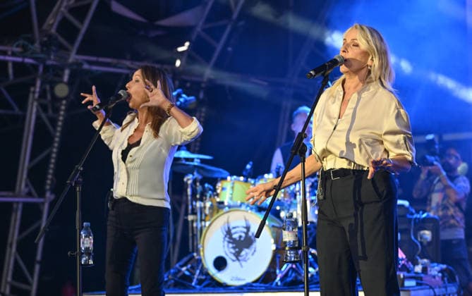 Lakefest Music Festival with Xerjoff Sunday 09th August 2026 Eastnor Castle, Herefordshire Bananarama,Sara Dallin and Keren Woodward perform on the mainstage the Main Stage at Lakefest Music Festival with Xerjoff Sunday 09th August 2026 Eastnor Castle, Herefordshire, Credit:Jules Annan Avalon England  Copyright: xJulesxAnnanx xAvalonx 1122032655