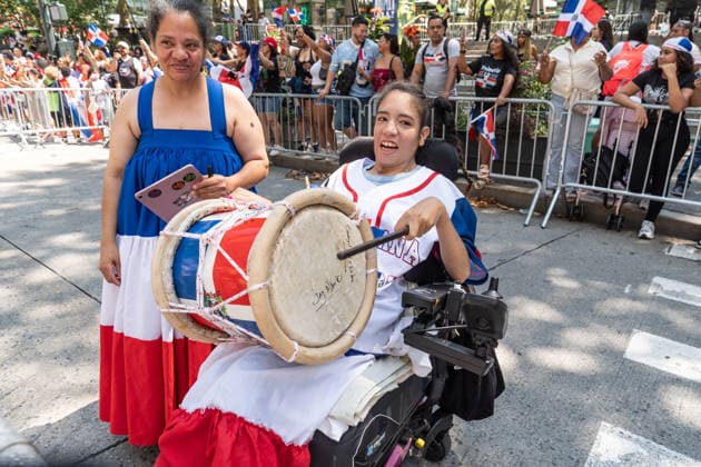 NY: 44th annual Dominican Day Parade Atmosphere during 44th annual Dominican Day parade on 6th avenue in Manhattan Borough of New York, NY on August 9, 2026. New York New York United States Copyright: LevxRadin