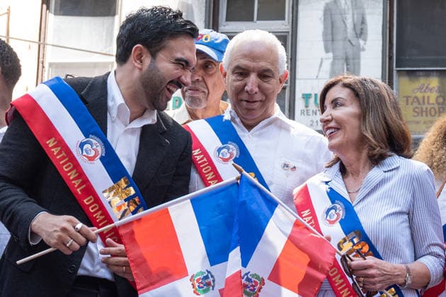 NY: 44th annual Dominican Day Parade Mayor Zohran Mamdani, Grand Marshal Dr. Ramon Tallaj, Governor Kathy Hochul attend 44th annual Dominican Day parade on 6th avenue in Manhattan Borough of New York, NY on August 9, 2026. New York New York United States Copyright: LevxRadin
