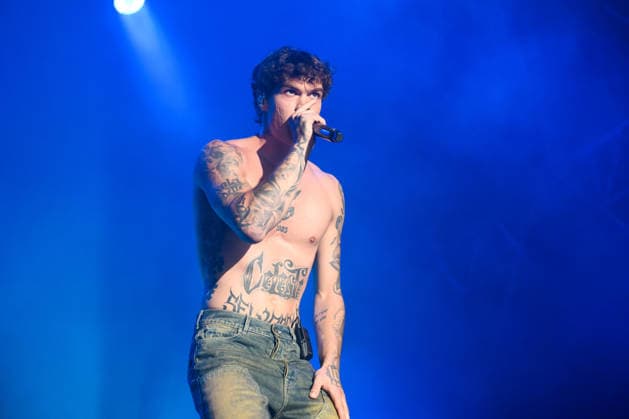 August 9, 2026, Marina Di Carrara, Massa Carrara, Italy: Riccardo Fabbriconi, aka Blanco, performs on his Tour Estate 2026 at the Vibe Summer Festival, Marina di Carrara, August 9, 2026. Marina Di Carrara Italy  - ZUMAa289 20260809_zia_a289_006 Copyright: xStefanoxDallexLuchex xAgfx