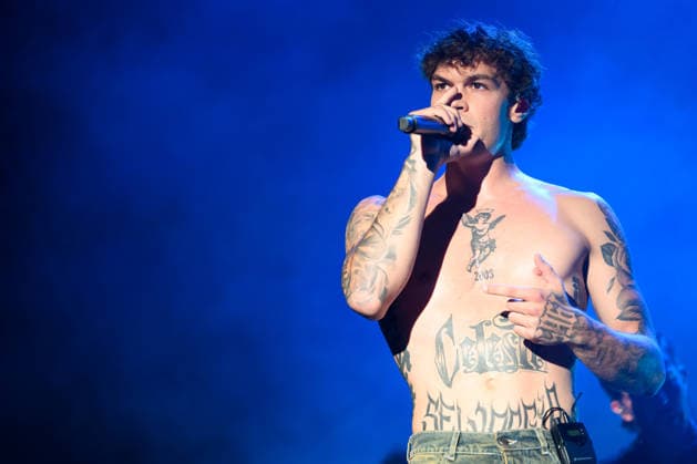 August 9, 2026, Marina Di Carrara, Massa Carrara, Italy: Riccardo Fabbriconi, aka Blanco, performs on his Tour Estate 2026 at the Vibe Summer Festival, Marina di Carrara, August 9, 2026. Marina Di Carrara Italy  - ZUMAa289 20260809_zia_a289_009 Copyright: xStefanoxDallexLuchex xAgfx